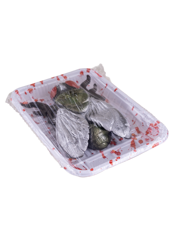 Décoration Table Halloween – Mouche Géante Emballée Ensanglantée (18,5 cm)