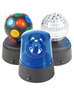 LED Mini Party Light Set – Lot de 3 effets lumineux festifs
