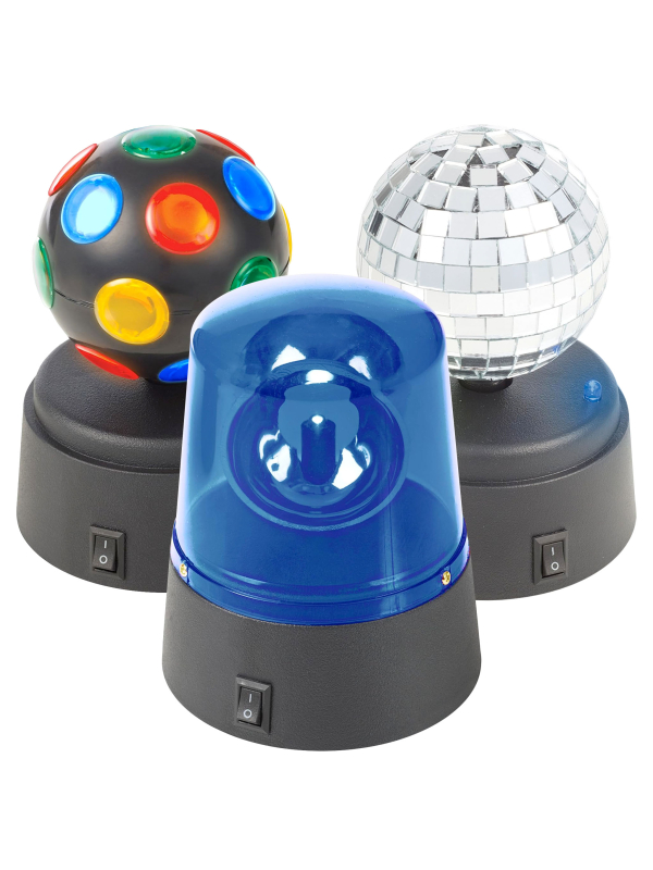 LED Mini Party Light Set – Lot de 3 effets lumineux festifs