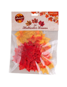 Lot de 36 feuilles d’automne décoratives – Déco DIY et loisirs créatifs 2