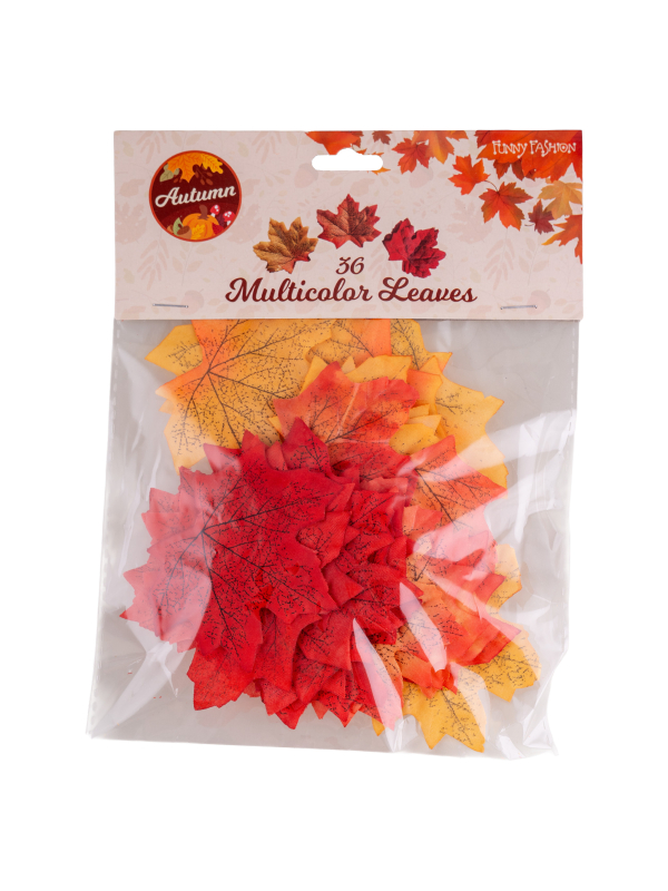 Lot de 36 feuilles d’automne décoratives – Déco DIY et loisirs créatifs