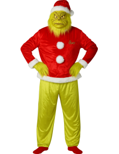 Déguisement The Grinch™ Officiel – Costume complet adulte (5 pièces)