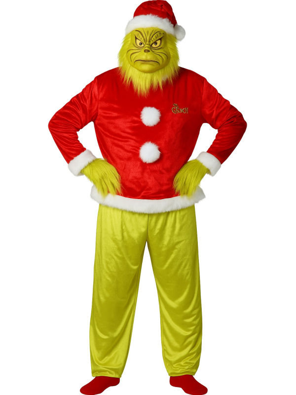 Déguisement The Grinch™ Officiel – Costume complet adulte (5 pièces)