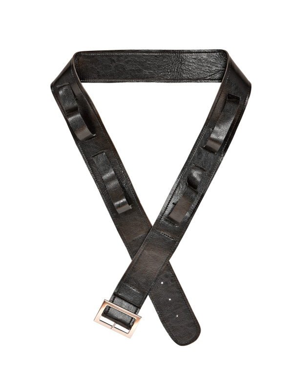 Étui de ceinture noir pour 4 armes – Accessoire guerrier aspect cuir