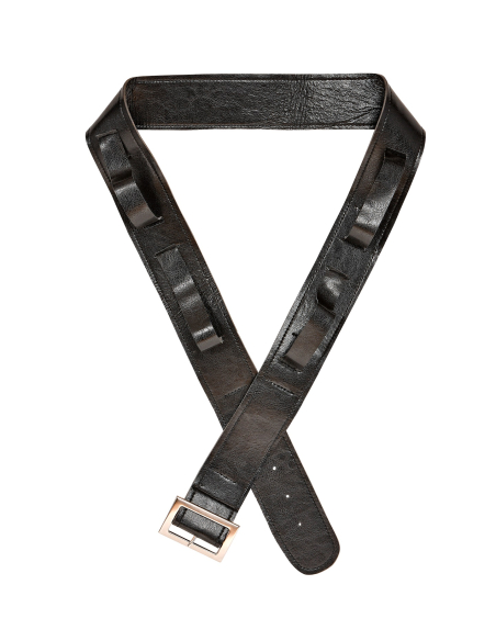 Étui de ceinture noir pour 4 armes – Accessoire guerrier aspect cuir