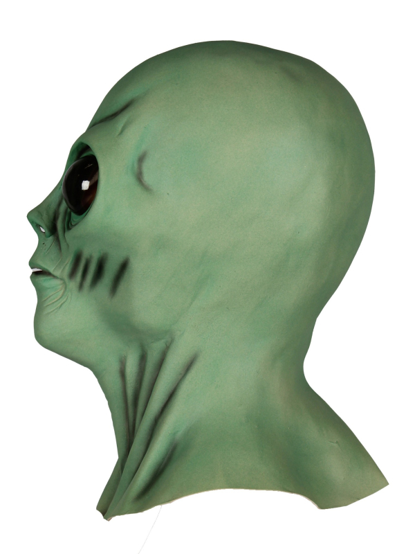 Masque Alien intégral en latex – Regard galactique terrifiant pour Halloween