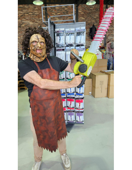 Masque Leatherface avec Cheveux – Le Tueur au Masque de Peau