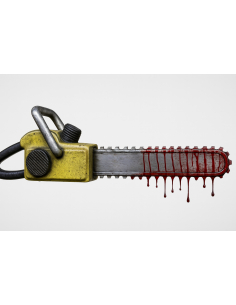 Tronçonneuse Factice Sonore pour Halloween – Accessoire Effet Sanglant