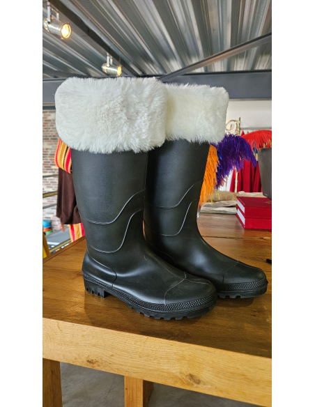 Bottes de Père Noël Professionnel : Qualité Supérieure et Confort Optimal