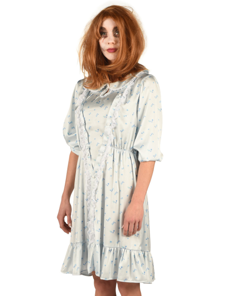 Déguisement de Fille Possédée – Chemise de Nuit Vintage pour Incarner Regan