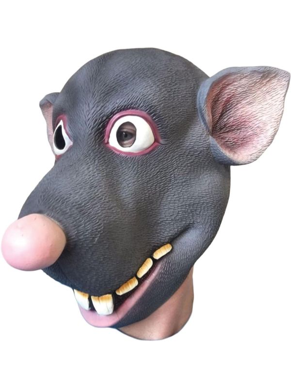 Masque de rat drôle de dessin animé