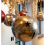 Grelot géant en métal doré cuivré Ø50 cm – Déco Noël suspendue pro