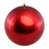 Boule de Noël géante rouge effet satiné 40 cm – Pour un Noël féérique