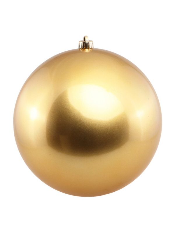 Boule de Noël XXL or satiné 30 cm – L’atout chic pour vos décors pro