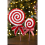 Décoration Noël : Sucette rouge & blanche avec ruban 36 cm style sucre d’orge