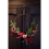 Décoration Noël : Couronne métal branchages et bonbons rouge & blanc 30 cm