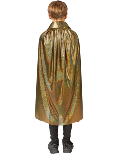 Cape dorée enfant à large col – Petit sorcier, roi ou vampire 2