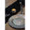 Sous-assiette effet boule à facettes argent Ø33 cm – Pour des tables qui scintillent !