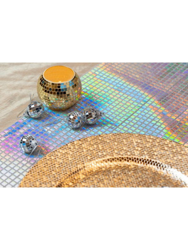 Boîte de 12 mini boules à facettes argent Ø3 cm – Pour un effet disco irrésistible !