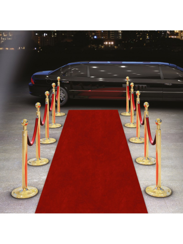 Tapis rouge 1 m x 15 m – Événements VIP, soirées & mariage