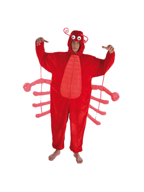 Costume Homard Adulte – Déguisement drôle été taille unique jusqu’à 180 cm