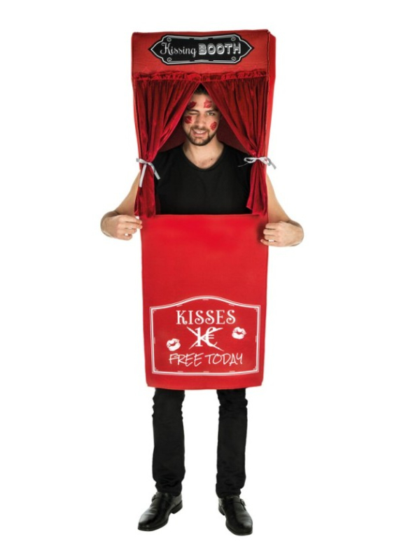 Déguisement Kissing Booth – Cabine à Bisous Gratuite Taille Unique