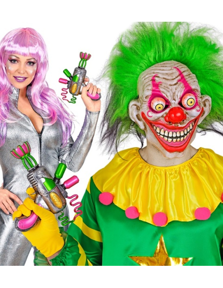 Pistolet à Rayons Clown Tueur – Arme Fantaisie 25 cm pour Halloween Alien