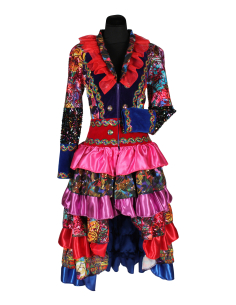 Costume bohème chic excentrique – Veste à volants multicolores haute qualité femme (du XS au XXL) 2
