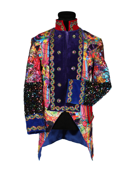 Costume Bohème Chic Excentrique Homme – Veste Colorée Luxueuse (du S au XXL)