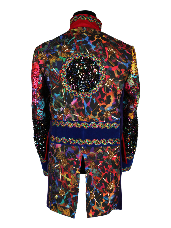 Costume Bohème Chic Excentrique Homme – Veste Colorée Luxueuse (du S au XXL)