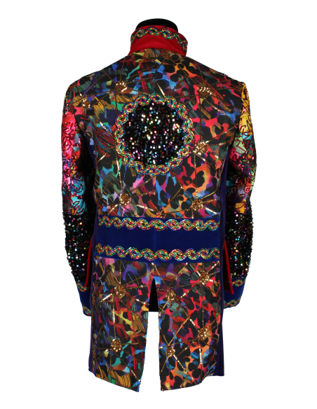 Costume Bohème Chic Excentrique Homme – Veste Colorée Luxueuse (du S au XXL)