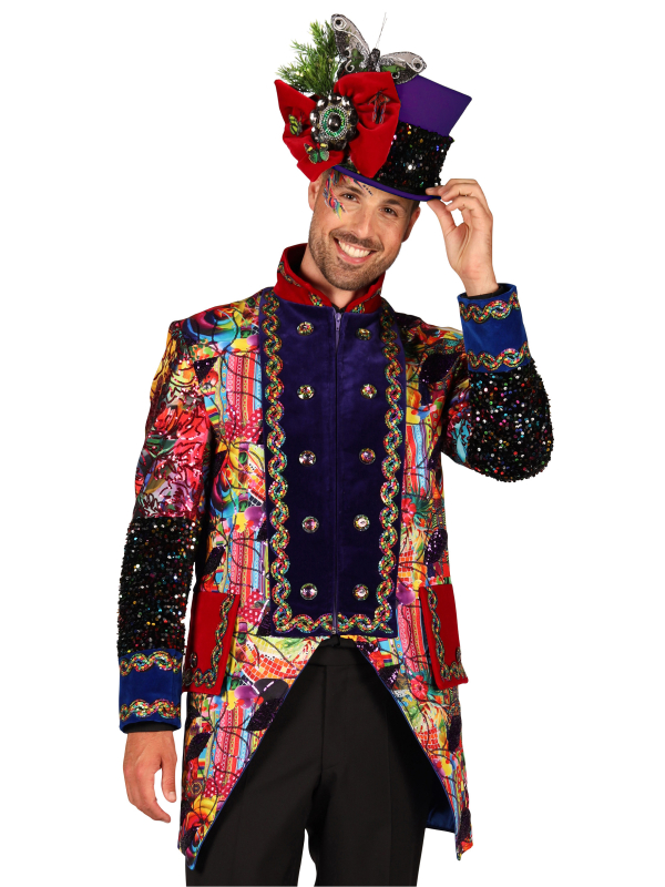 Costume Bohème Chic Excentrique Homme – Veste Colorée Luxueuse (du S au XXL)