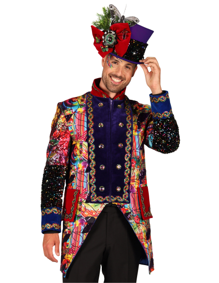 Costume Bohème Chic Excentrique Homme – Veste Colorée Luxueuse (du S au XXL)