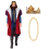 Costume Roi Médiéval pour Homme – Veste, Manteau, Collier et Couronne