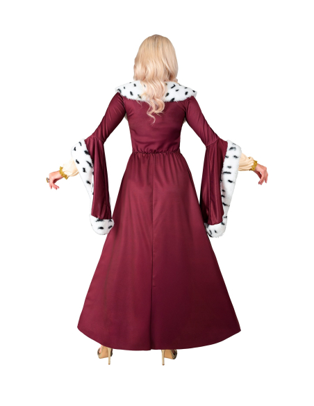 Déguisement de Reine Médiévale pour femme – Robe royale et couronne