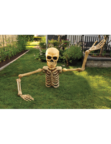 Squelette Géant Halloween Sortant de Terre : 1,2m de Frissons Garantis