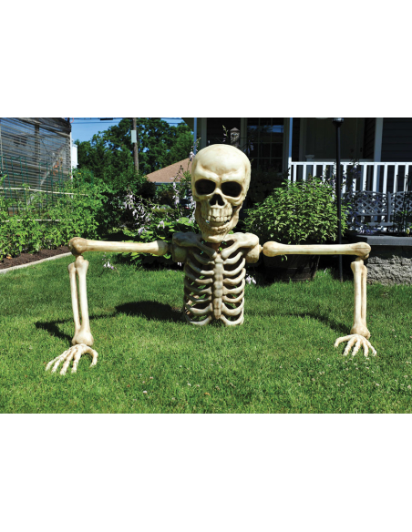 Squelette Géant Halloween Sortant de Terre : 1,2m de Frissons Garantis