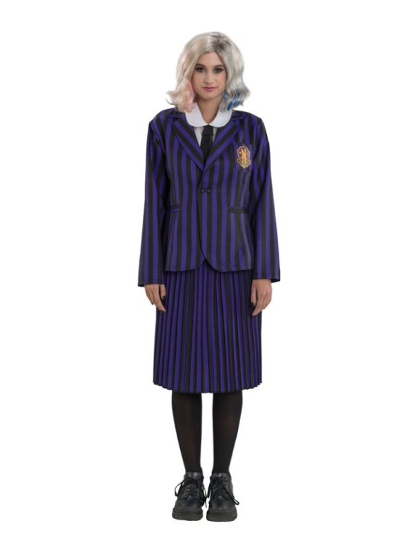 Déguisement Mercredi™ – Uniforme violet et noir Enid Sinclair – 3 pièces