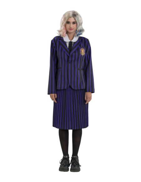 Déguisement Mercredi™ – Uniforme violet et noir Enid Sinclair – 3 pièces