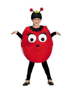 Déguisement Coccinelle à Gros Yeux – Enfant 2 à 4 ans – Costume mignon avec coiffe