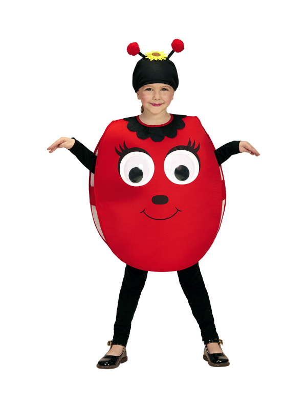 Costume De Coccinelle Bébé – Déguisement Tout-Petit 0-24 Mois – Rose Rouge Noir