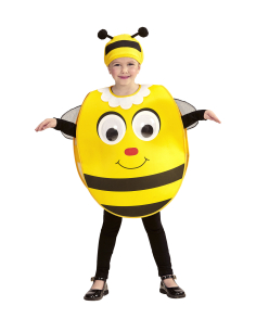 Déguisement Abeille à Gros Yeux – Enfant 2 à 4 ans – Costume avec ailes et coiffe