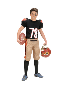 Déguisement joueur de football américain – Enfant – Tenue complète avec t-shirt et pantalon rembourrés 2