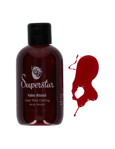Faux sang épais Superstar® 100 ml – Rouge clair, effet coagulé professionnel