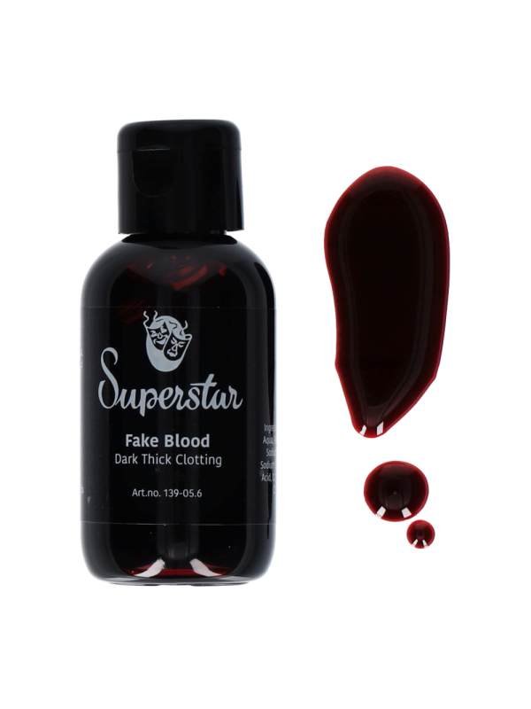 Faux sang épais foncé Superstar® 50 ml – Effet caillot réaliste Halloween