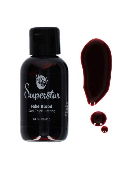 Faux sang épais foncé Superstar® 50 ml – Effet caillot réaliste Halloween