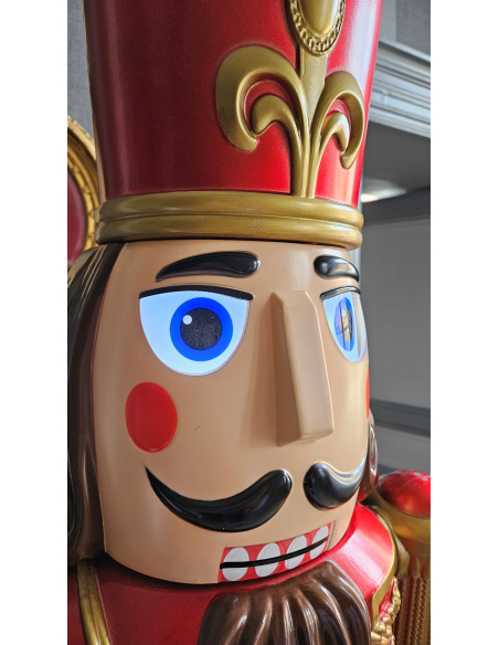 Casse-Noisette 185 cm animé - Décoration de Noël enchantée