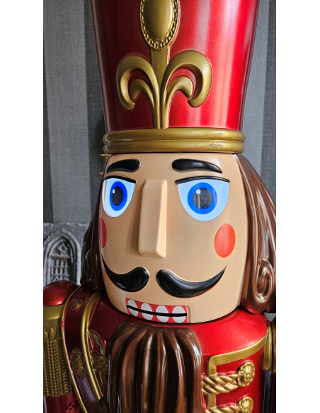 Casse-Noisette 185 cm animé - Décoration de Noël enchantée