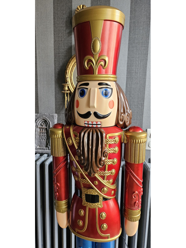 Casse-Noisette 185 cm animé - Décoration de Noël enchantée