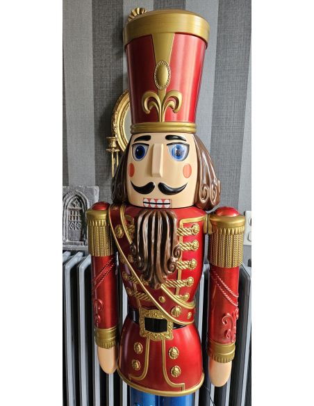 Casse-Noisette 185 cm animé - Décoration de Noël enchantée